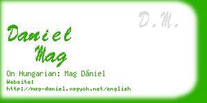 daniel mag business card